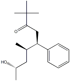 (5R)-5-[(2R,4S)-4-Hydroxypentan-2-yl]-2,2-dimethyl-5-phenylpentan-3-one Struktur