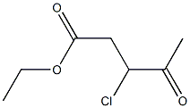 3-Chloro-4-oxovaleric acid ethyl ester Struktur