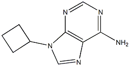 9-Cyclobutyl-9H-purin-6-amine Struktur