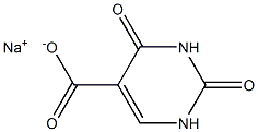 1,2,3,6-Tetrahydro-2,6-dioxo-5-pyrimidinecarboxylic acid sodium salt Struktur