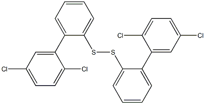 (2,5-Dichlorophenyl)phenyl persulfide Struktur