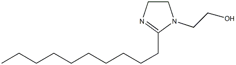 2-Decyl-2-imidazoline-1-ethanol Struktur