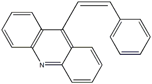 9-[(Z)-2-Phenylethenyl]acridine Struktur