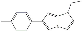 1-Ethyl-6-(4-methylphenyl)-1H-pyrrolo[1,2-a]imidazole Struktur