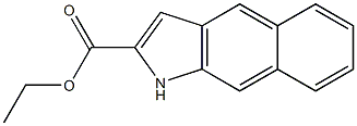 1H-Benz[f]indole-2-carboxylic acid ethyl ester Struktur