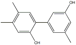 4,5,5'-Trimethyl-1,1'-biphenyl-2,3'-diol Struktur