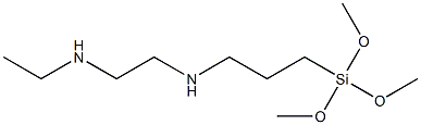 3-(Trimethoxysilyl)-N-[2-(ethylamino)ethyl]propan-1-amine Struktur