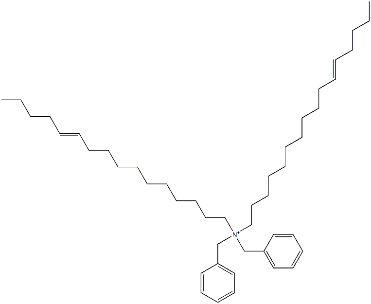 Di(11-hexadecenyl)dibenzylaminium Struktur