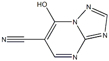 7-Hydroxy[1,2,4]triazolo[1,5-a]pyrimidine-6-carbonitrile Struktur