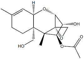 (2R,3R,4S,12S)-12,13-Epoxytrichotheca-9-ene-3,4,15-triol 4-acetate Struktur