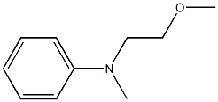 N-Methyl-N-(2-methoxyethyl)aniline Struktur