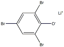 Lithium 2,4,6-tribromophenolate Struktur