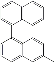 2-Methylperylene Struktur