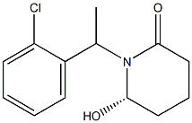 1-[(S)-1-(2-Chlorophenyl)ethyl]-6-hydroxypiperidin-2-one Struktur