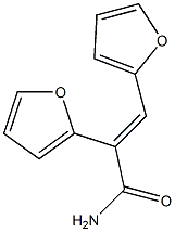 2,3-Bis(2-furyl)acrylamide Struktur