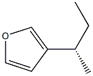 (+)-3-[(S)-sec-Butyl]furan Struktur