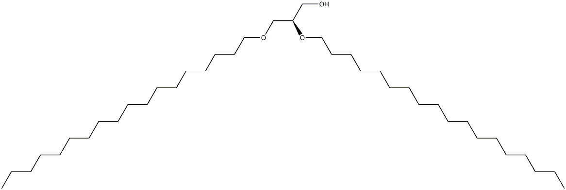 [R,(+)]-2-O,3-O-Dioctadecyl-L-glycerol Struktur