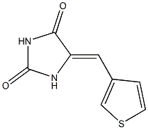 5-[(3-Thienyl)methylene]imidazolidine-2,4-dione Struktur