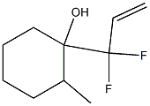 1-(1,1-Difluoro-2-propenyl)-2-methylcyclohexanol Struktur