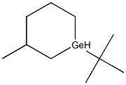 1-tert-Butyl-3-methylgermacyclohexane Struktur