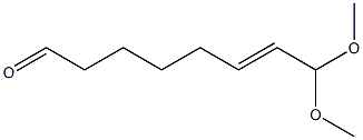 8,8-Dimethoxy-6-octen-1-al Struktur