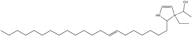 1-Ethyl-2-(7-henicosenyl)-1-(1-hydroxyethyl)-4-imidazoline-1-ium Struktur