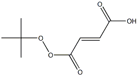 3-(tert-Butylperoxycarbonyl)acrylic acid Struktur