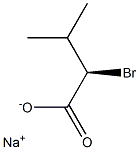 [R,(+)]-2-Bromo-3-methylbutyric acid sodium salt Struktur