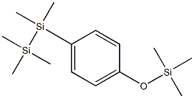 1-(Pentamethyldisilanyl)-4-(trimethylsiloxy)benzene Struktur