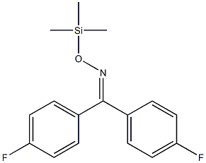 4,4'-Difluorobenzophenone O-(trimethylsilyl)oxime Struktur