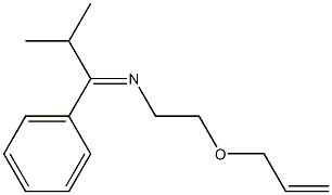 N-[2-(Allyloxy)ethyl]-2-methyl-1-phenylpropylideneamine Struktur