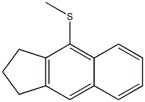 2,3-Dihydro-4-(methylthio)-1H-benz[f]indene Struktur