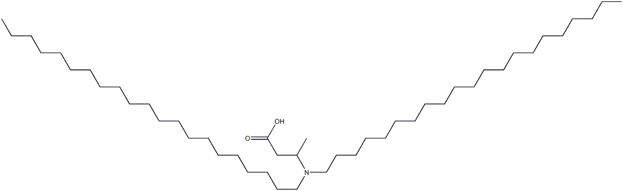 3-(Dihenicosylamino)butyric acid Struktur