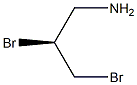 [S,(+)]-2,3-Dibromopropylamine Struktur