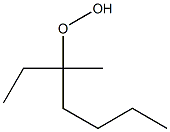 1-Ethyl-1-methylpentyl hydroperoxide Struktur