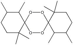 1,1,4,5,10,10,13,14-Octamethyl-7,8,15,16-tetraoxadispiro[5.2.5.2]hexadecane Struktur