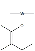 (Z)-3-Methyl-2-(trimethylsilyloxy)-2-pentene Struktur