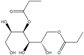 D-Glucitol 1,4-dipropionate Struktur