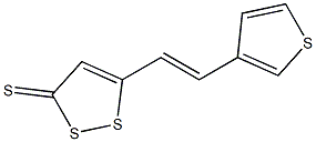 5-[2-(3-Thienyl)ethenyl]-3H-1,2-dithiol-3-thione Struktur