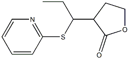 Dihydro-3-[1-(2-pyridinylthio)propyl]furan-2(3H)-one Struktur