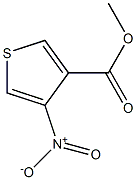 4-Nitro-3-thiophenecarboxylic acid methyl ester Struktur