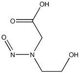 N-Nitroso-N-(2-hydroxyethyl)glycine Struktur