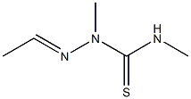 Acetaldehyde 2,4-dimethyl thiosemicarbazone Struktur