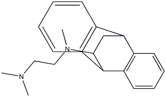 11-[N-[2-(Dimethylamino)ethyl]-N-methylamino]-9,10-dihydro-9,10-ethanoanthracene Struktur