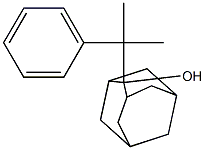 2-(1-Methyl-1-phenylethyl)adamantan-2-ol Struktur