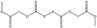 (Methoxyoxomethyl)(methoxythioxomethyl) persulfide Struktur