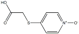 4-(Carboxymethylthio)pyridine 1-oxide Struktur