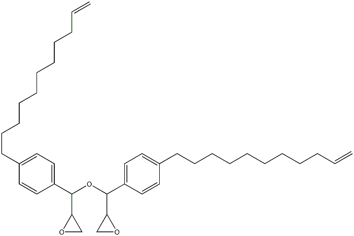 4-(10-Undecenyl)phenylglycidyl ether Struktur