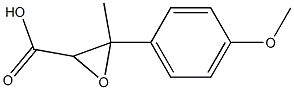 3-(4-Methoxyphenyl)-3-methyloxirane-2-carboxylic acid Struktur