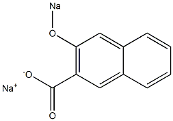 3-Sodiooxy-2-naphthoic acid sodium salt Struktur